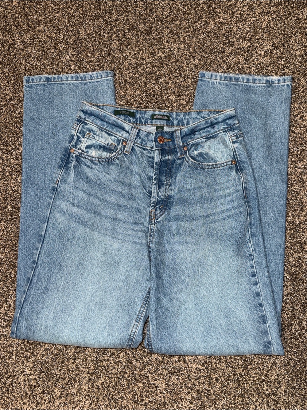 wild fable Light Blue Straight Leg Jeans